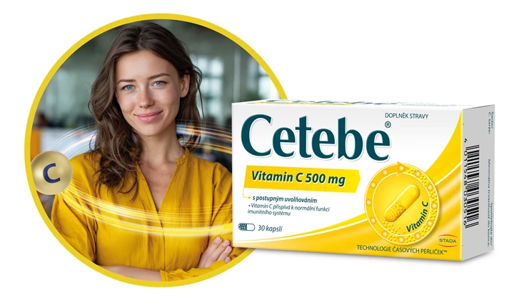 Cetebe<sup>®</sup> Vitamin C 500mg s postupným uvolňováním