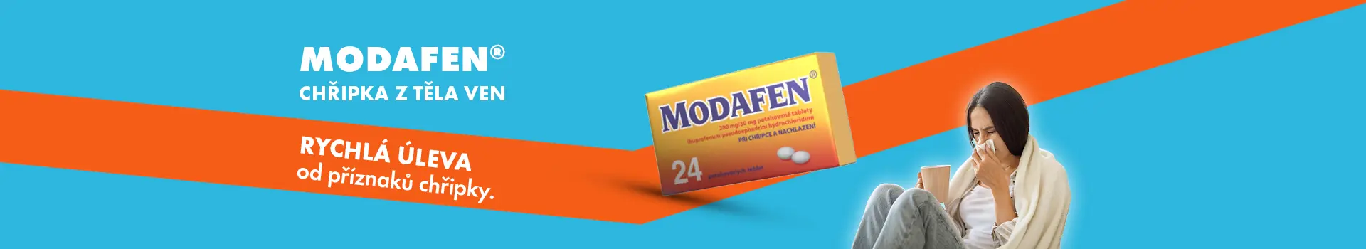 Modafen chřipka z těla ven